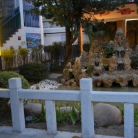 讀書(shū)長(zhǎng)廊夜景